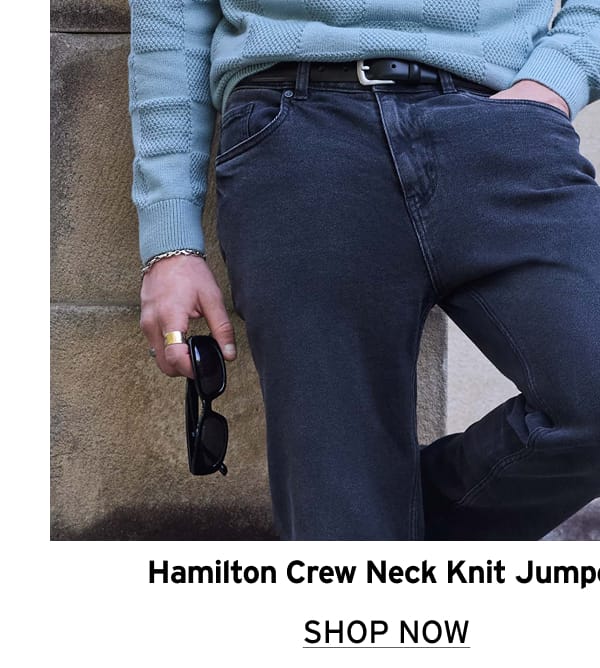 Hamilton Crew Neck Knit Jumper