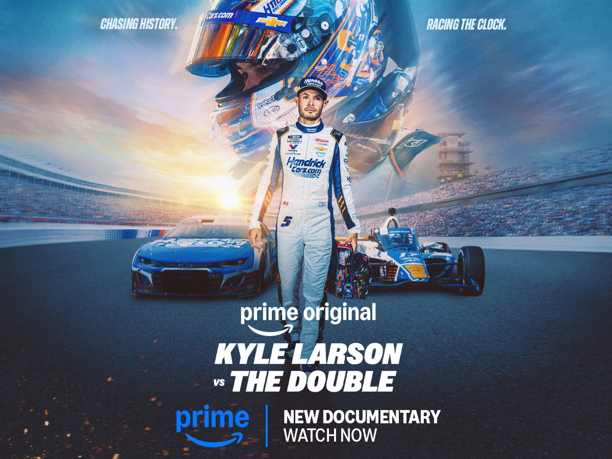 Kyle Larson vs The Double on Prime | Watch Now