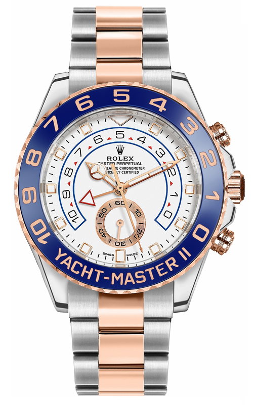 Yacht-Master II Steel & Rose Gold Luxury Men's Watch 116681-0002