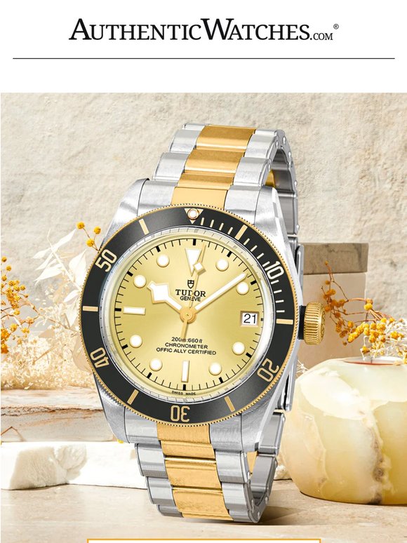 TUDOR JUST IN: Save $1,600 ⚫🟡 Black Bay S&G