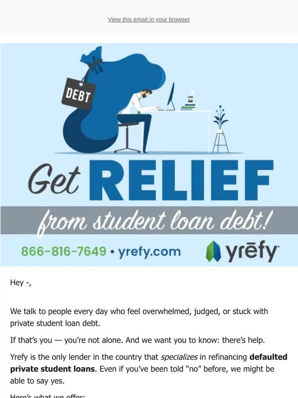 Fix your private student loan problem