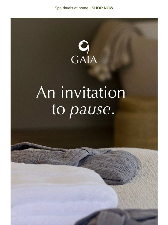An invitation to pause