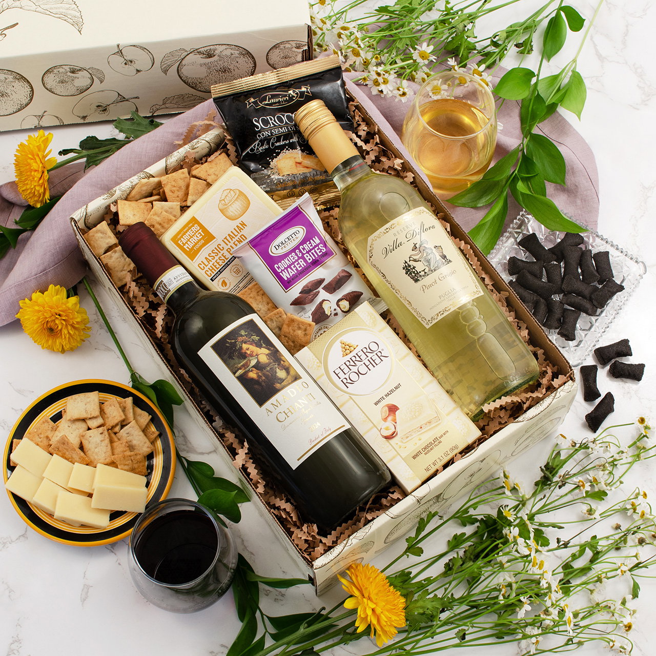 Image of Dolce Primavera Italian Wine Duo Gift Box