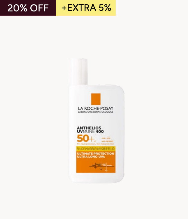 La Roche-Posay Anthelios UVMune 400 Invisible Fluid Non-Perfumed Suncream SPF50+ 50ml