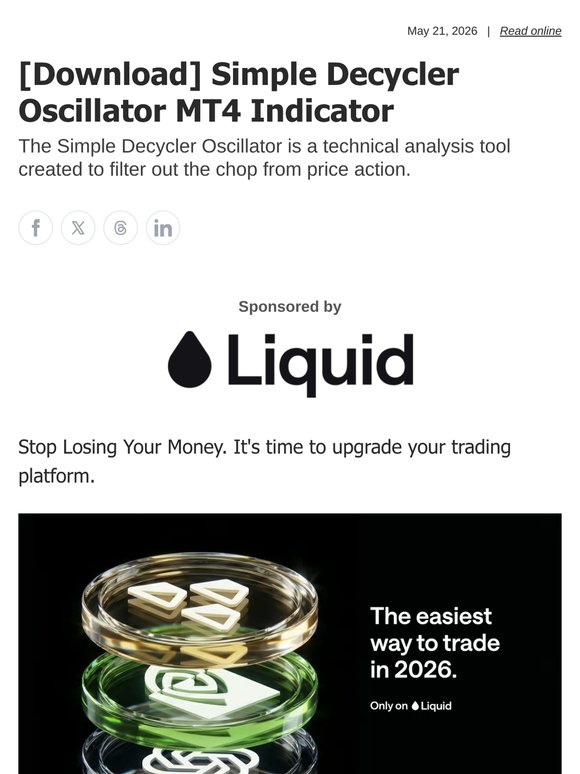 [Download] Simple Decycler Oscillator MT4 Indicator