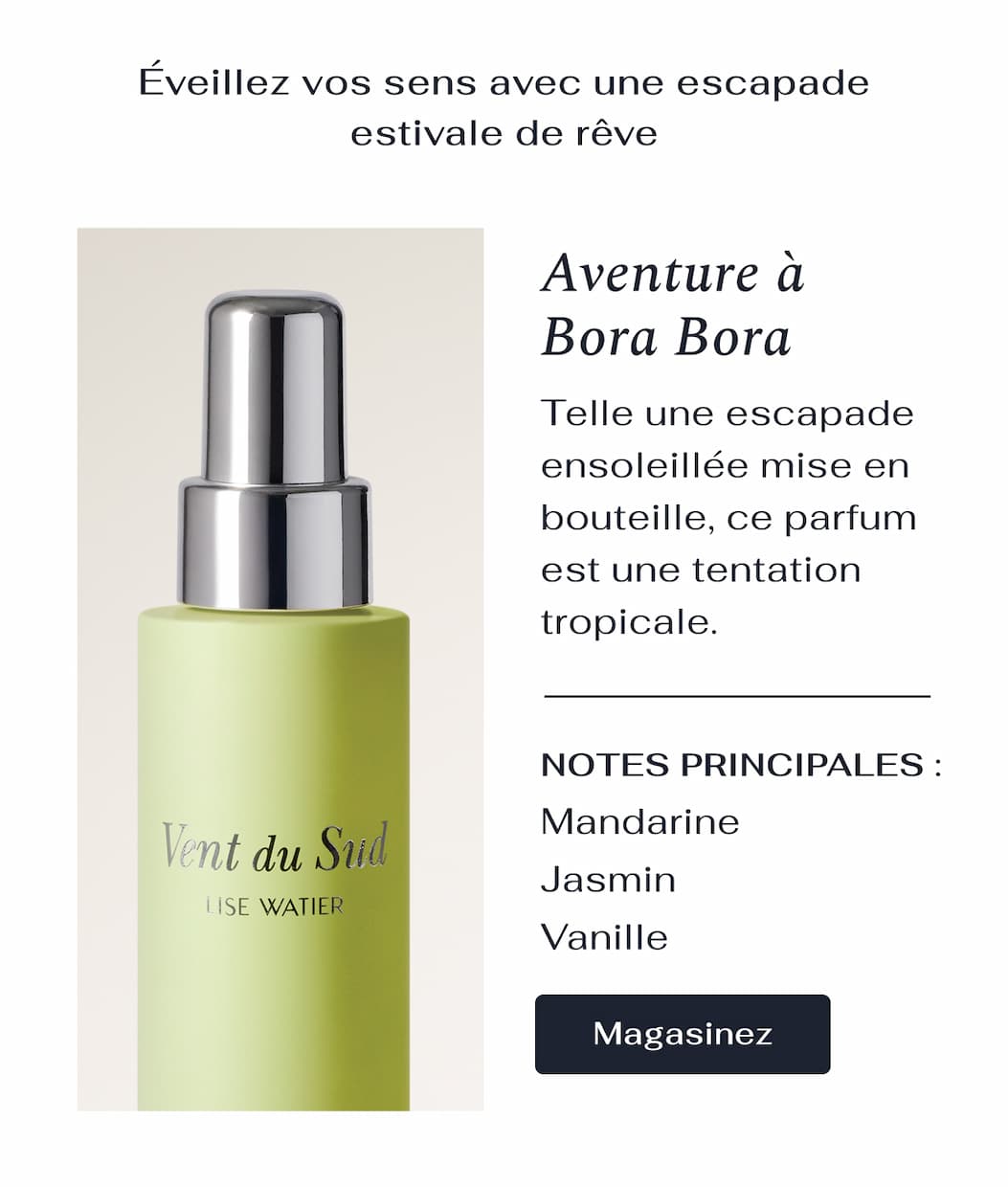 Vent du Sud Brume fraîcheur corps et cheveux