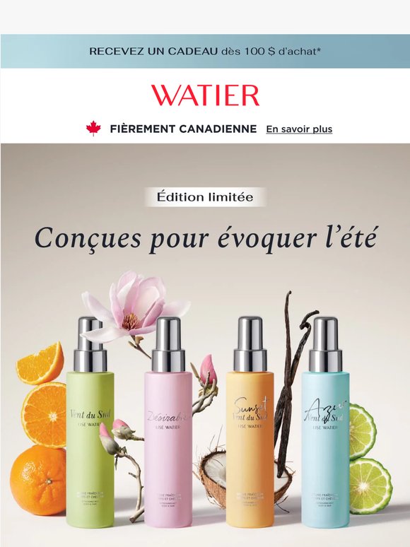 Conçues pour évoquer l’été ☀️