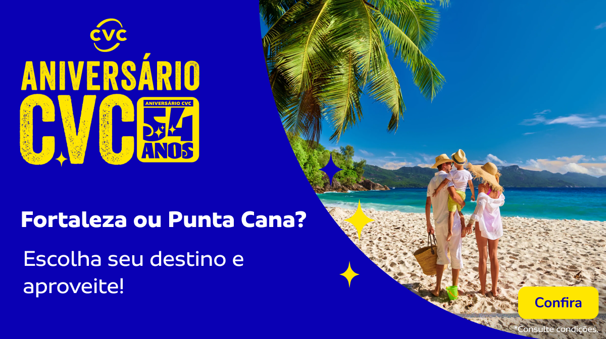 Fortaleza ou Punta Cana? Escolha seu destino