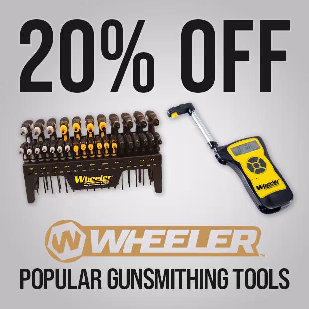 Popular Wheeler Gunsmithing Tools