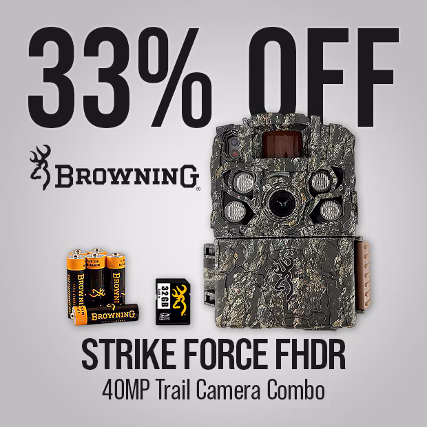 Browning Strike Force FHDR Trail Camera Combo