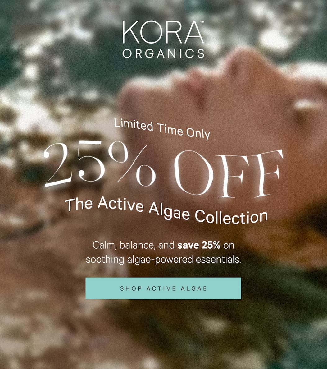 Shop 25% Off Active Algae Products, This Weekend Only