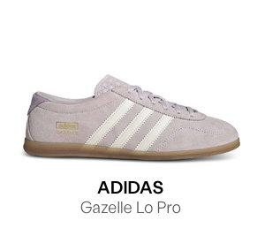 adidas Women's Gazelle Lo Pro Sneakers in Lilac/White