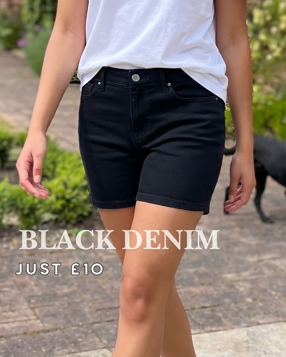 £10 denim shorts