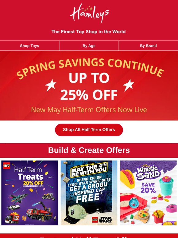 May Half Term Offers Are Here 🎉