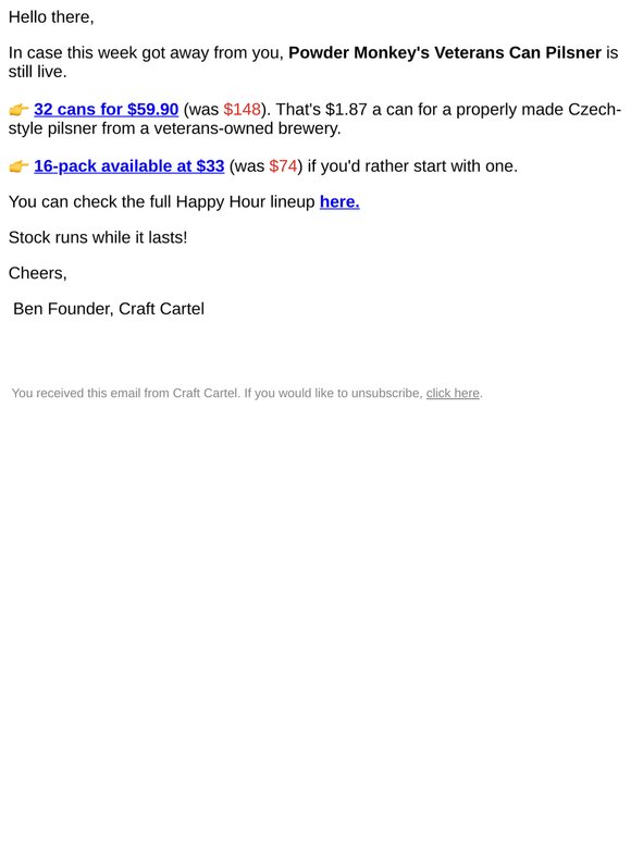 32 cans for only $59.90?