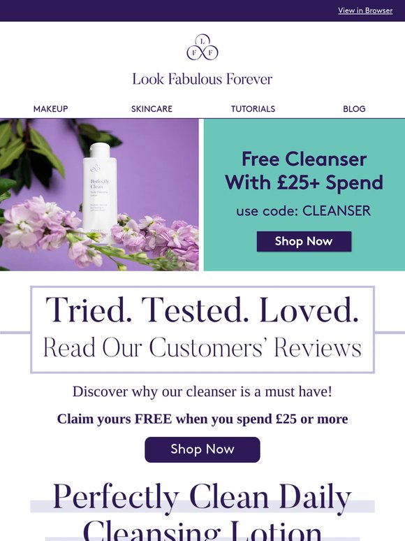 Fresh Skin Starts Here | Claim a FREE Cleanser