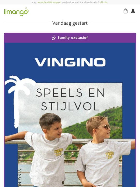 Vingino tot -57% ☀️ Under Armour | Heine met 50+ NIEUWE looks