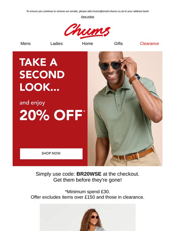 Still searching? Look no further with 20% off