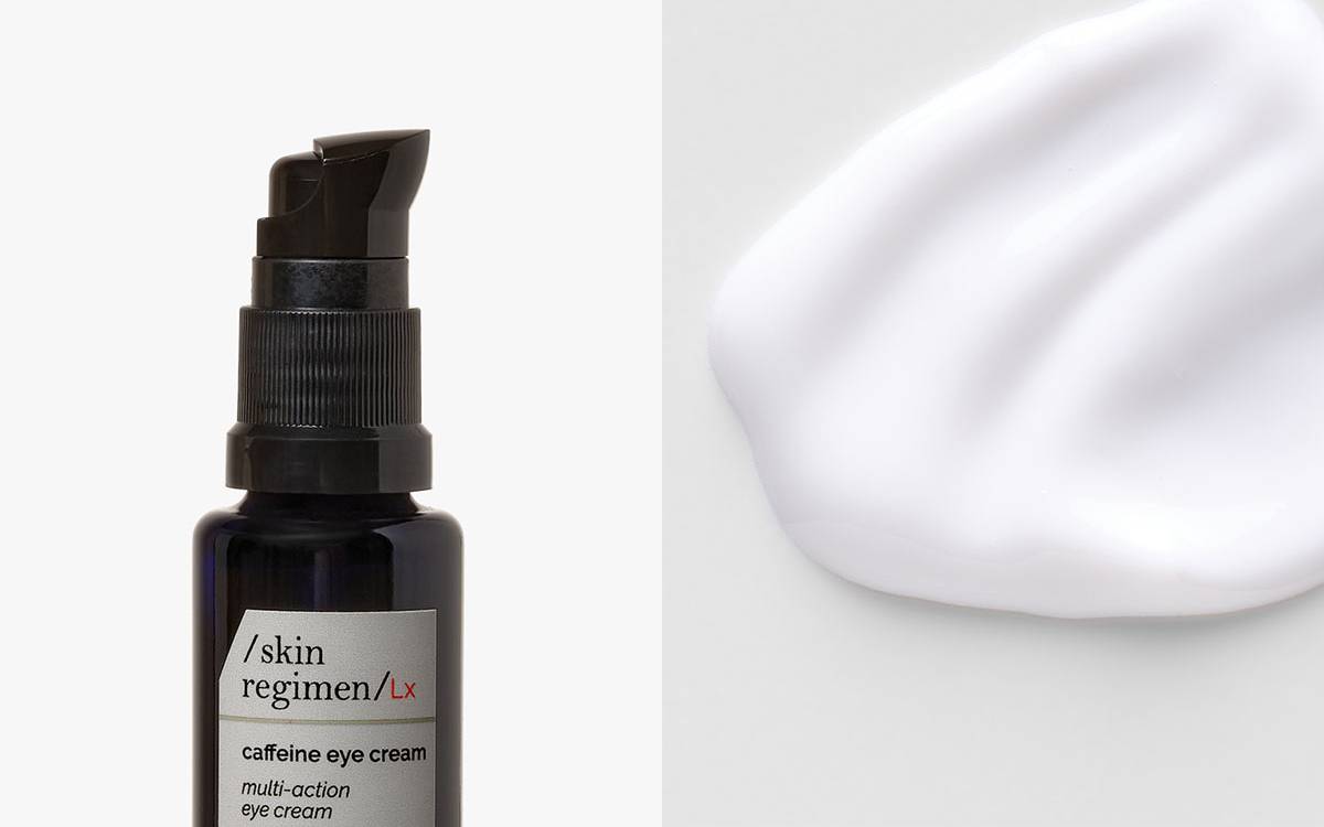 Skin Regimen Lx Caffeine Eye Cream and texture
