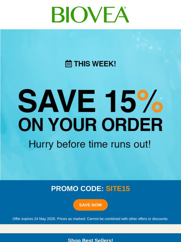 🌿 Your Exclusive 15% Off Deal Is Here!