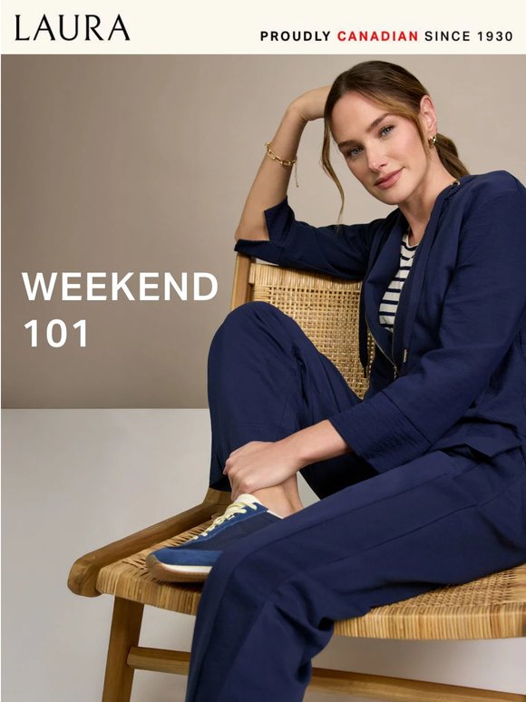 New ways to style your weekend