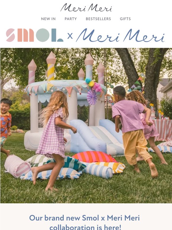 It’s Here: The Smol x Meri Meri Collection Is Live! 🌴🎂