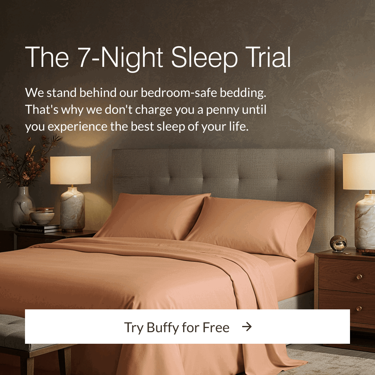 Deep sleep depends on continuous cycles. Buffy helps you sleep cooler.