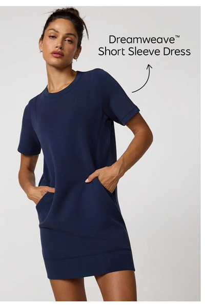 Shop Dreamweave™ Short Sleeve Dress
