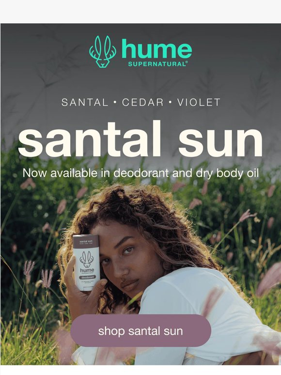 NEW: santal sun deo & body oil
