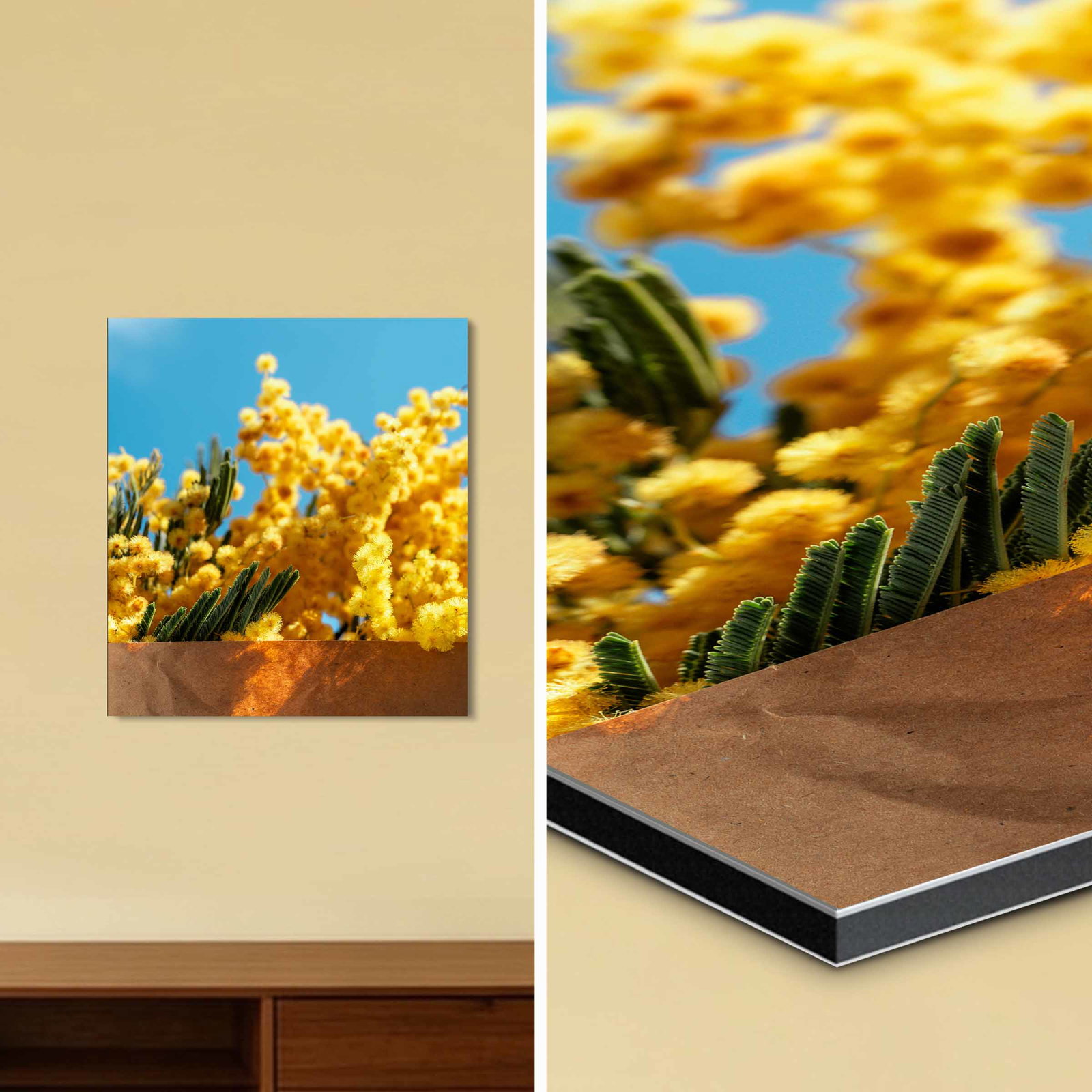 Photo Print On Aluminium Backing