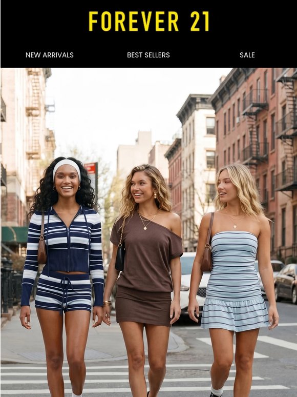 You’re Officially In! Welcome to Forever 21 💛