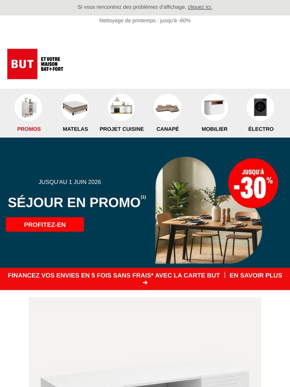 —, alerte PROMO : le mobilier de séjour passe à prix réduit 🚨