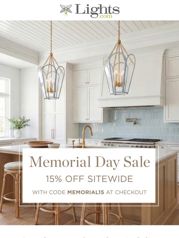 Memorial Day Savings Are Here!