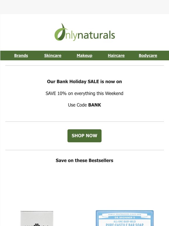 Our Bank Holiday SALE is now on