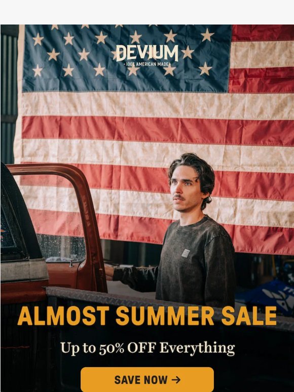 Almost Summer Sale: Up To 50% Off Sitewide 🇺🇸 🇺🇸