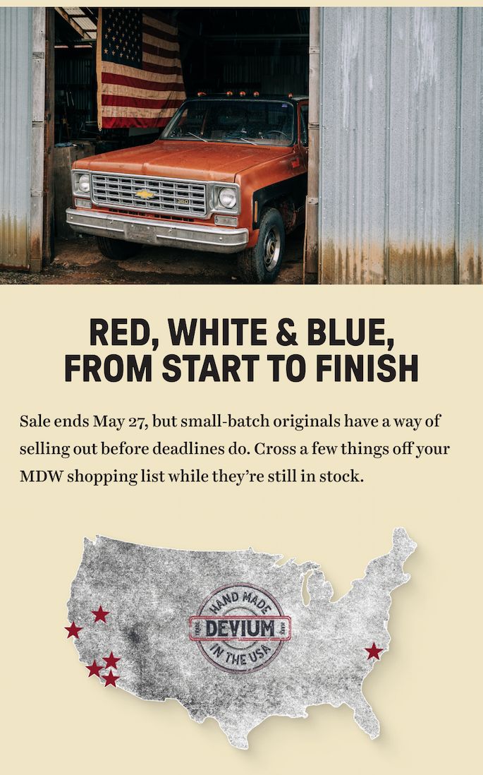 RED, WHILE AND BLUE