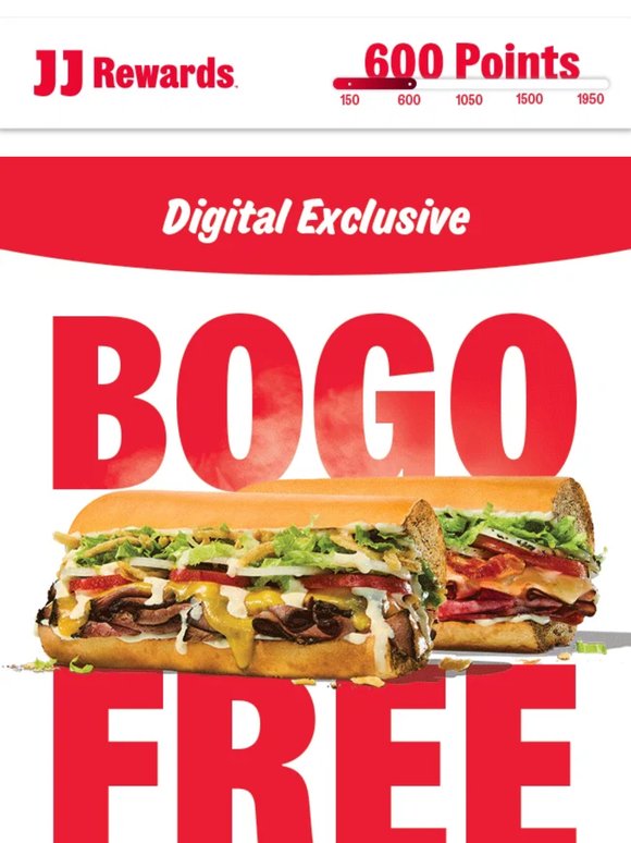 BOGO FREE Toasted Sandwiches 🔥
