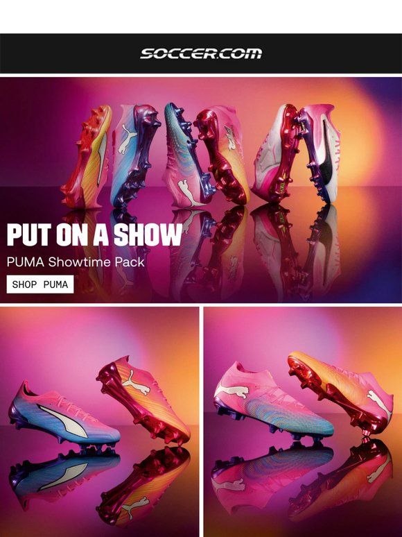 Put on a show in PUMA's Showtime Pack ✨👟