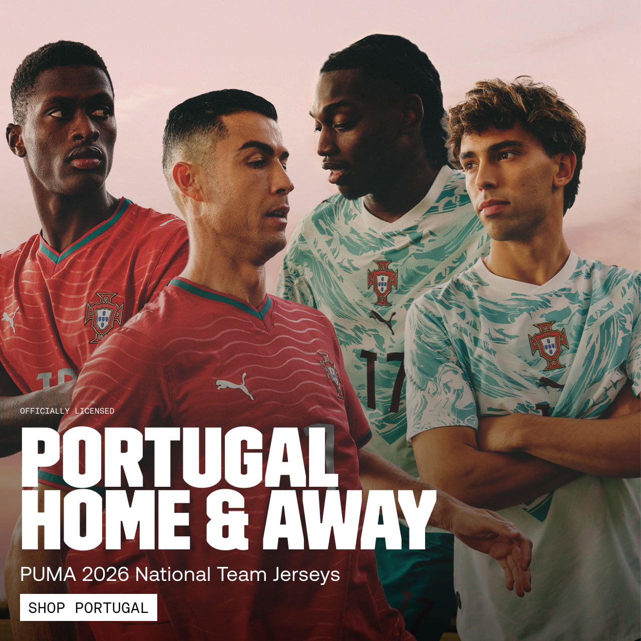 Shop 2026 Portugal Home & Away Jerseys