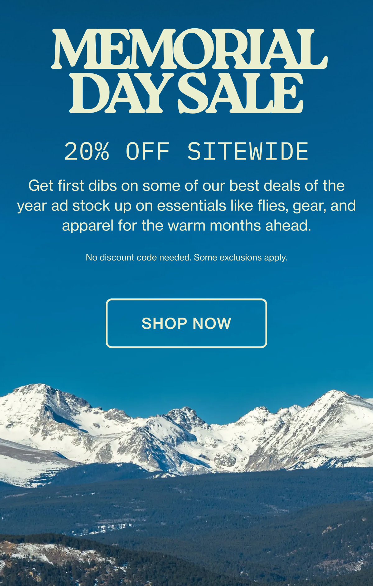 Memorial Day Sale