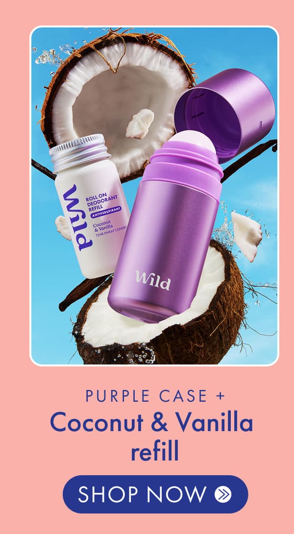 Purple Case + Coconut & Vanilla refill