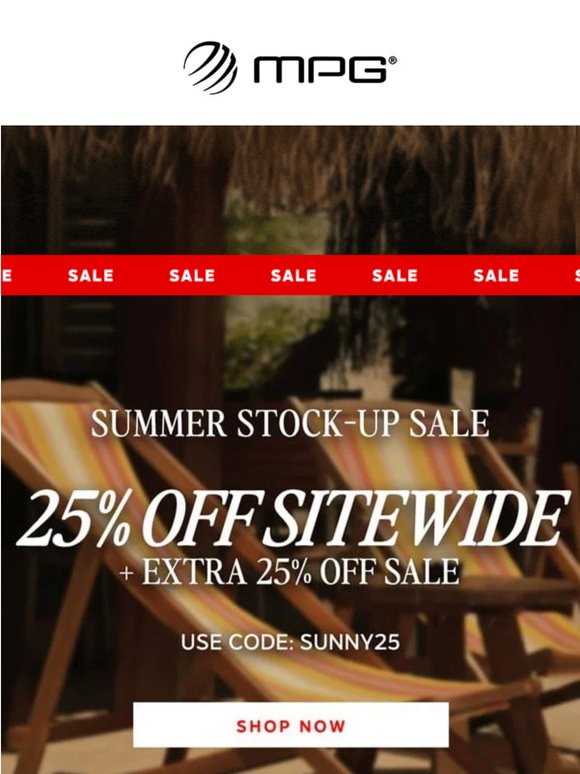 25% Off Sitewide — Shop by Colour