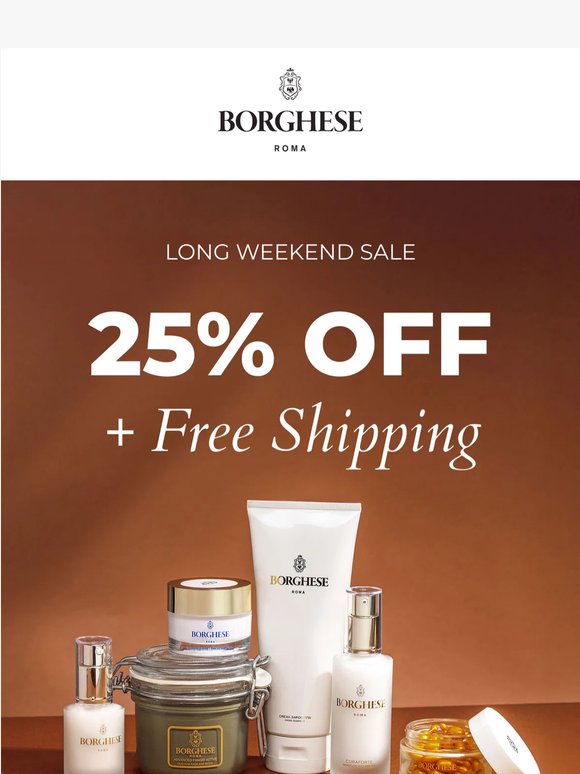 Long Weekend Sale is ON! 🛍️