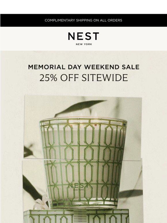 25% off Decorative Ocean Mist & Sea Salt Collection