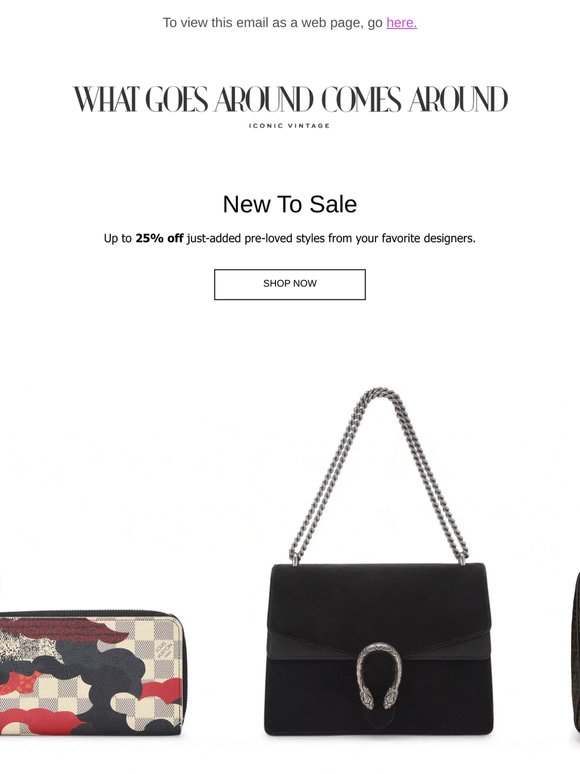 New to Sale: Pre-Loved Gucci, Celine, Dior & More