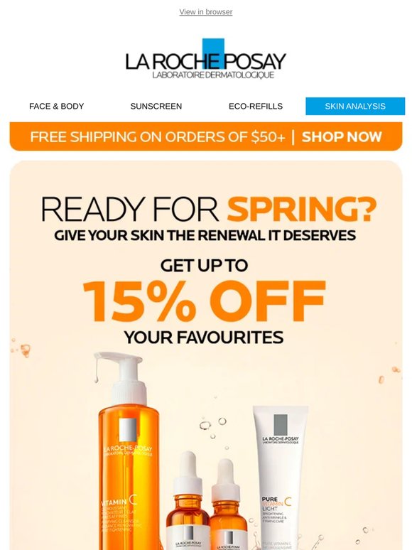 ✨ Brighter skin this spring — meet your new Vitamin C ritual
