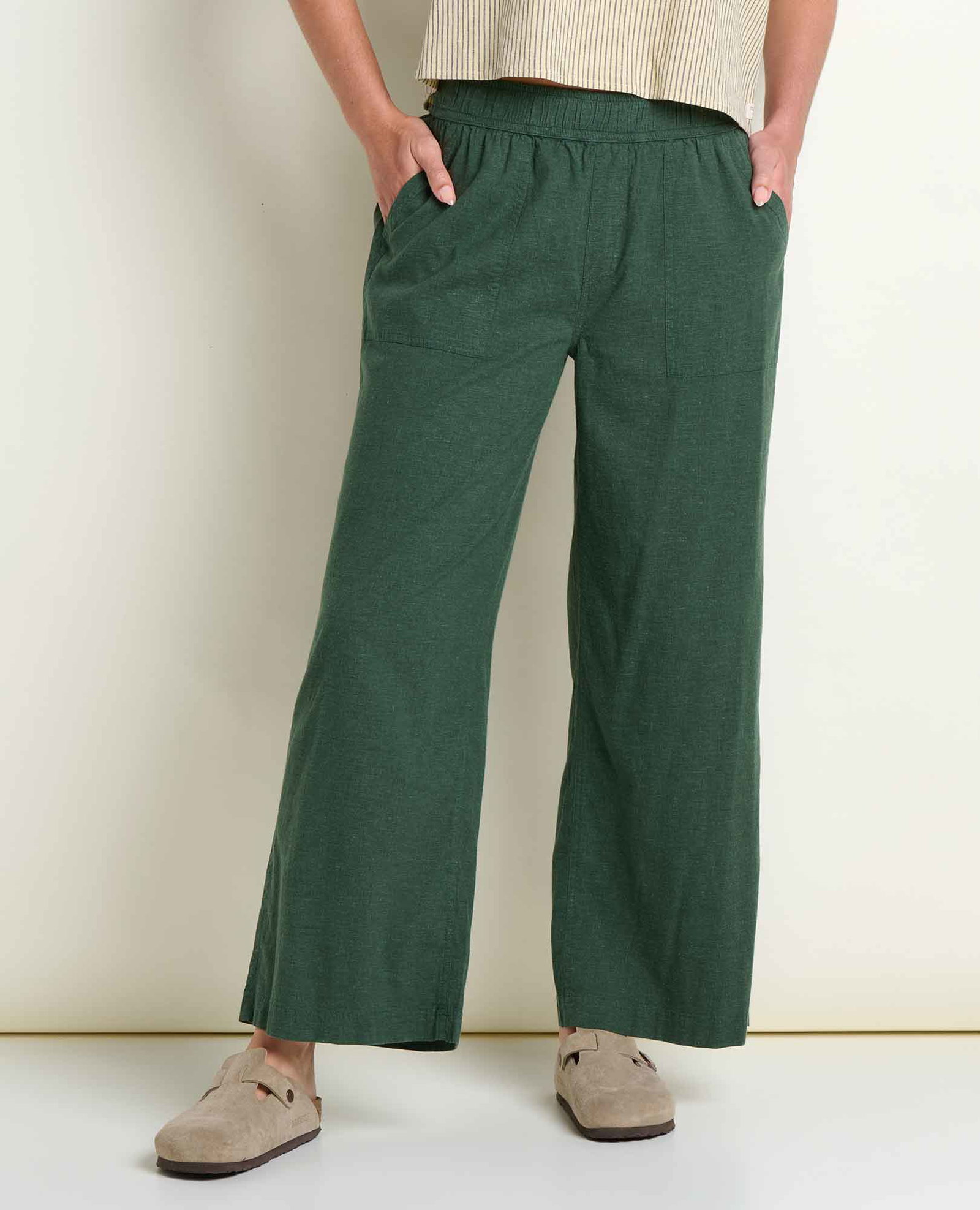 Image of Taj Hemp Wide Leg Pant