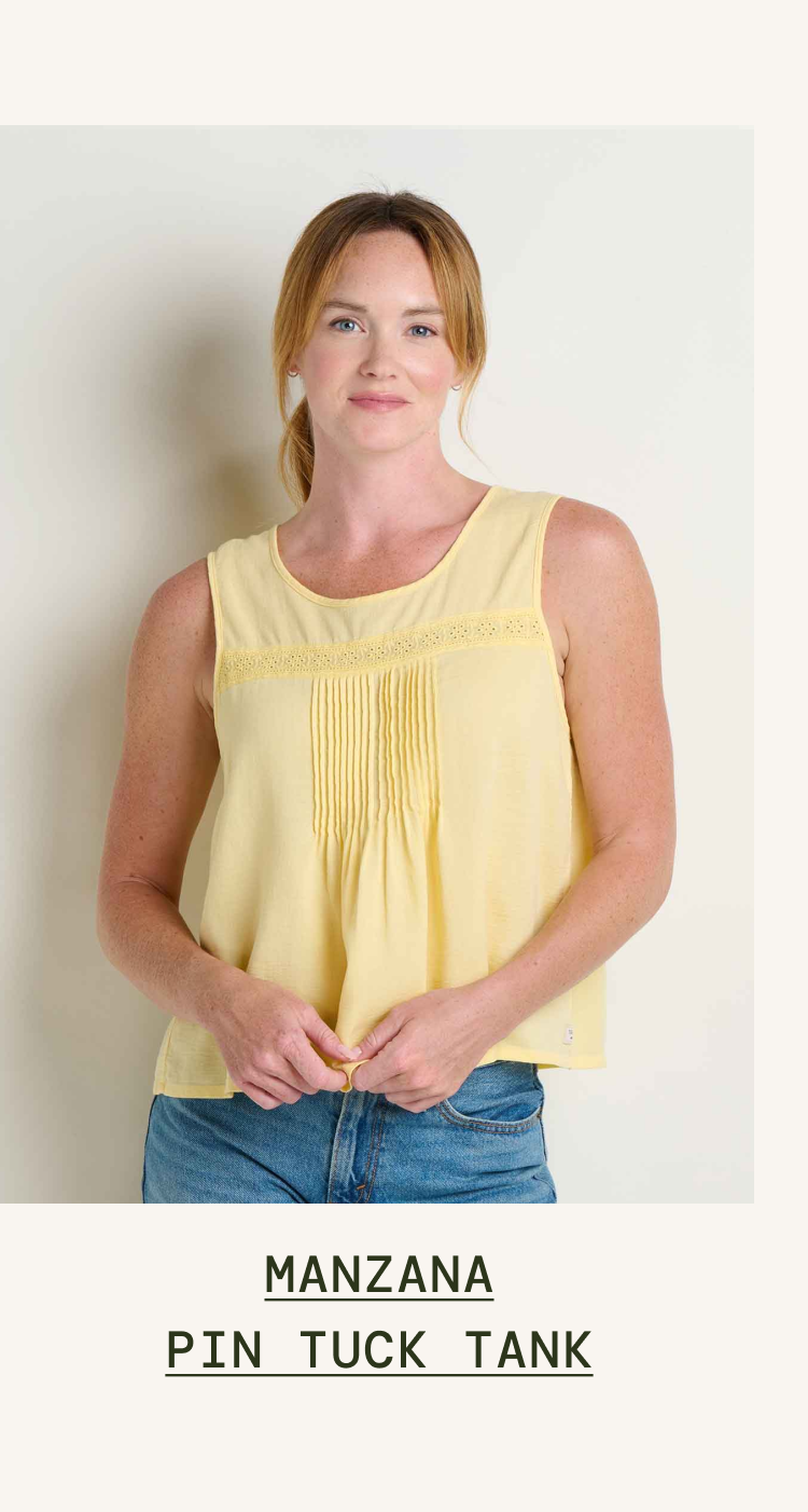 Manzana Pin Tuck Tank