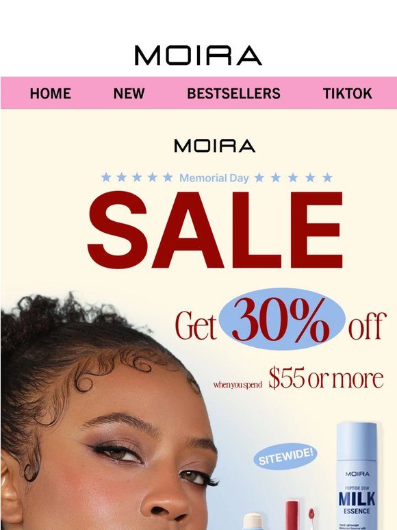30% Off Starts Now