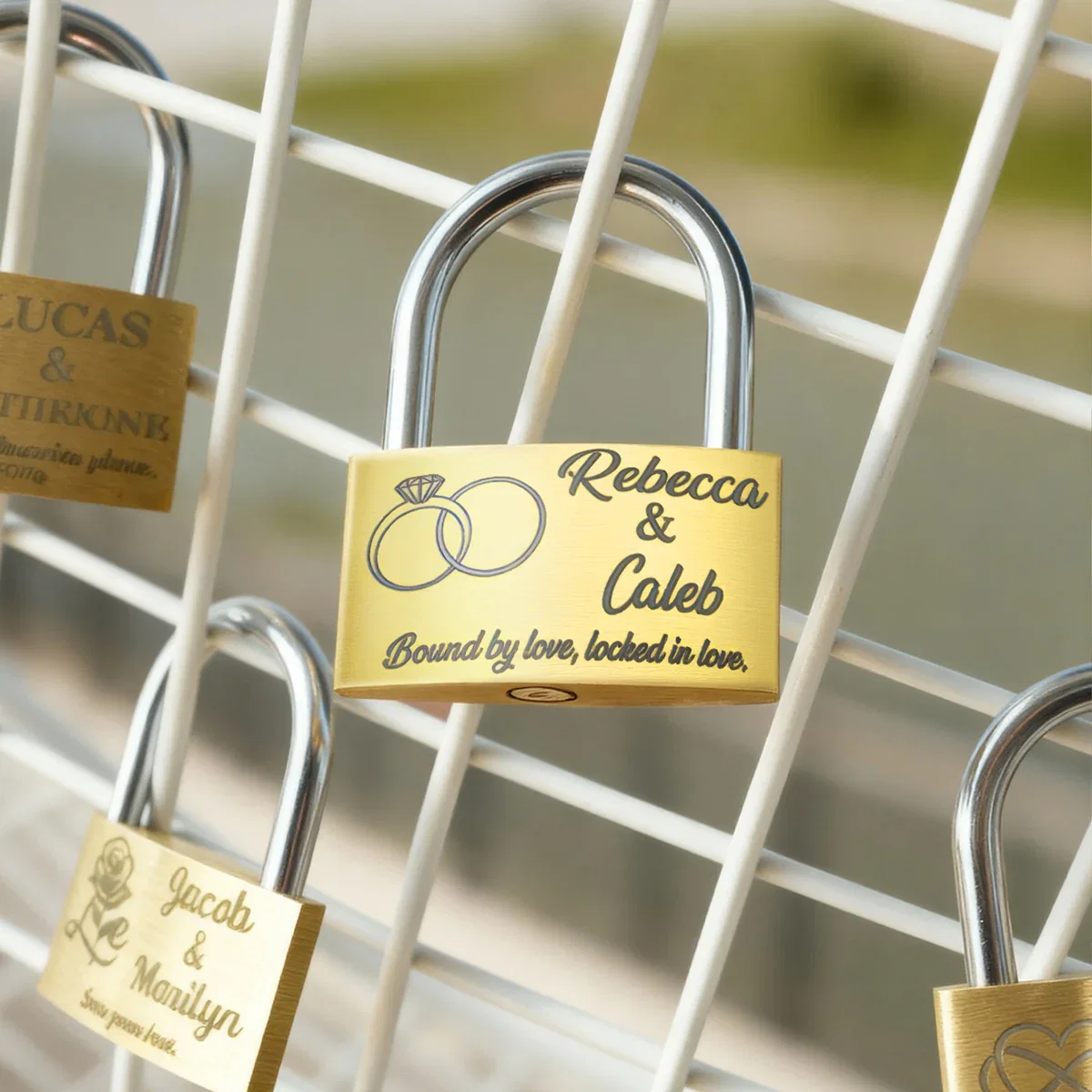 Brass Love Padlock